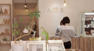 指輪作りの体験工房a.w.s 東京・蔵前店の店内