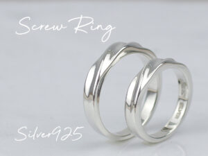 リングシルバー925製スクリューring