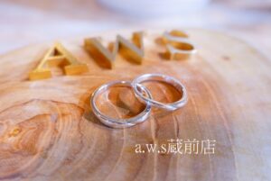結婚指輪も作れる工房