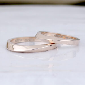 ピンクシルバーリング